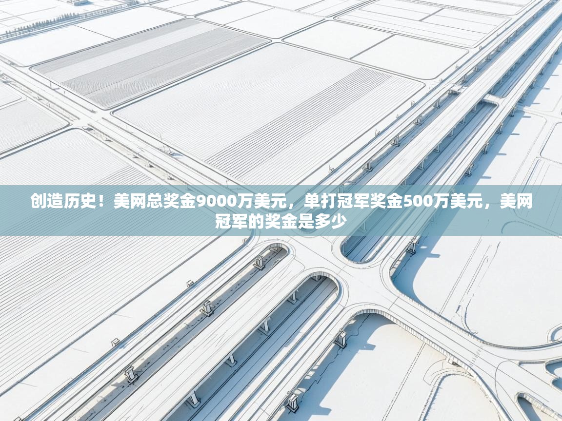 乐动体育平台-创造历史！美网总奖金9000万美元，单打冠军奖金500万美元，美网冠军的奖金是多少